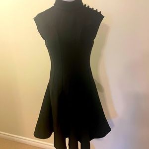 Beautiful cap sleeve fit and flare dress